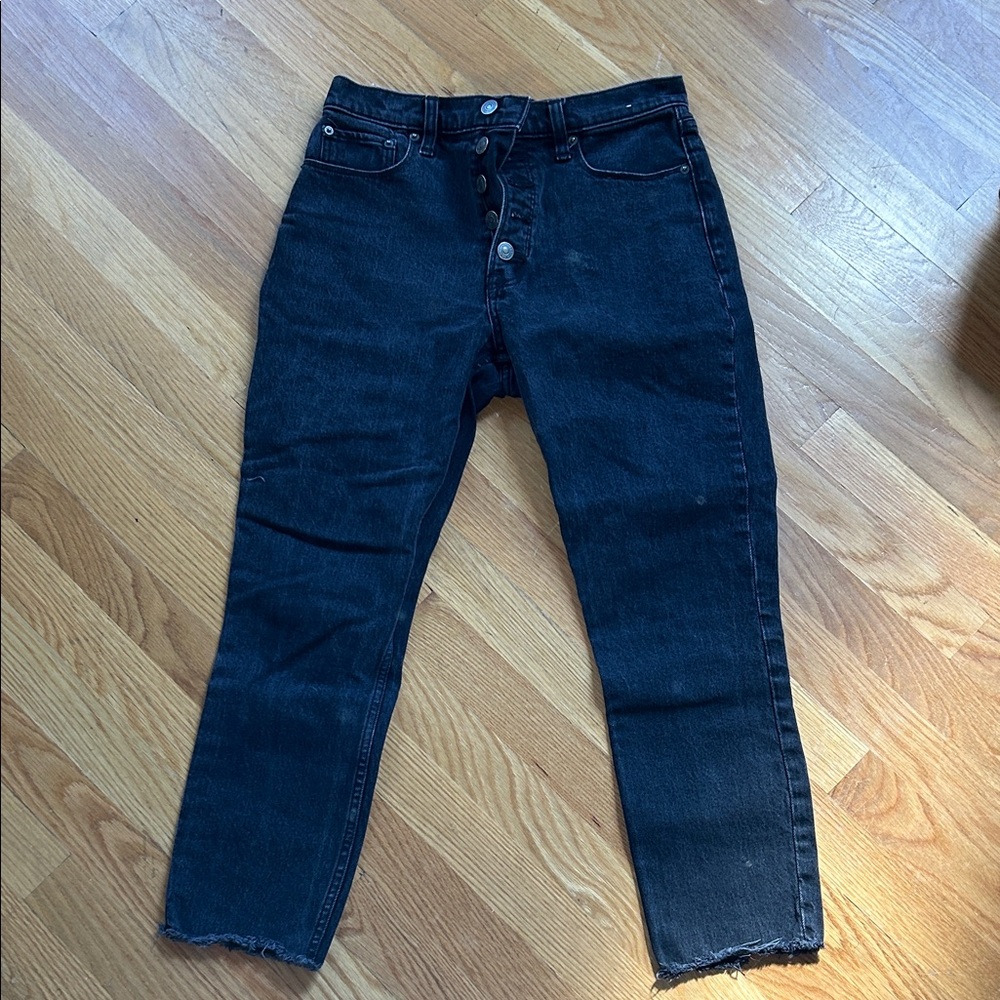Abercrombie & Fitch High Rise Jeans - Midnight Black 4s